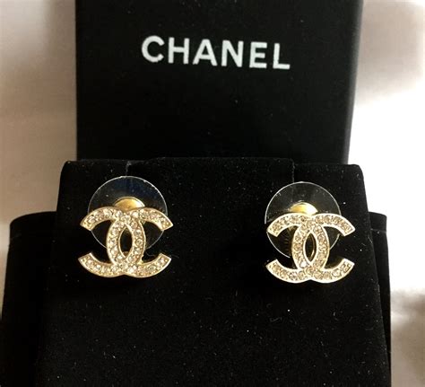 chanel stud earrings uk|chanel stud earrings price.